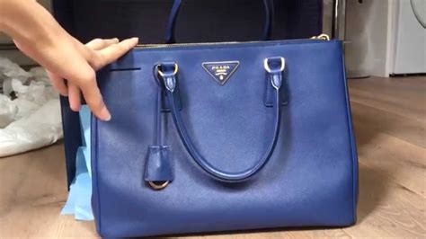 Prada saffiano lux BN2274 bluette/cornflower blue review!!